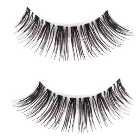 Falsche Wimpern Leicht zu tragen Natürlicher Look Synthetische Faser Damen Falsche Wimpern für Make-up