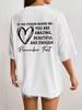 Y2k Casual Aesthetic Clothing The Person Behind Me You Are Amaeing Women Tshirt Casual Breathable Tops Harajuku Short Sleeve