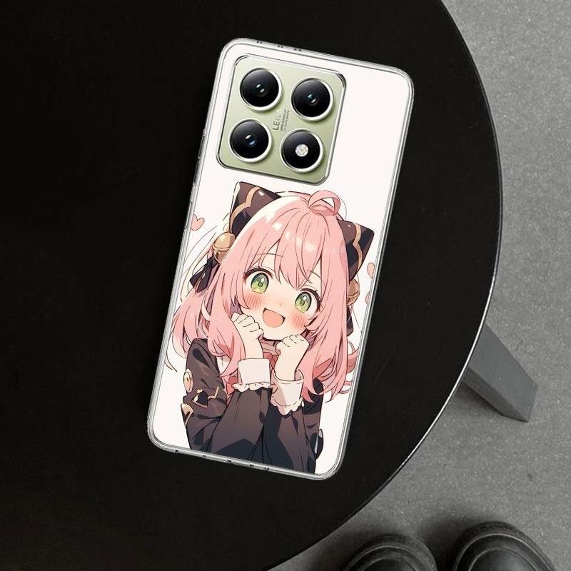 S-Spy Family Anya Phone Case Cover for Xiaomi Redmi Note 15 14 13 12 11 Pro Plus 14S 12S 11S 11T 11E 10S 10 Customized Fundas Re