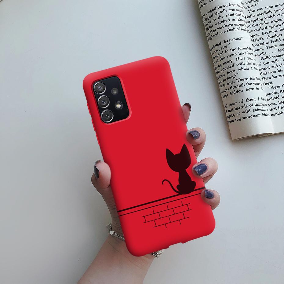 Für Samsung A52 Hülle Silikon Weich Niedlich Rückseite Stoßstange Funda Für Samsung Galaxy A52 5G GalaxyA52 A 52 2021 SM-A526B Hülle Coque