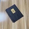 Black Lychee Grain 9-Grid Game Card Album Pages, 3-inch Stargazing Tabletop Card Holder Pages.