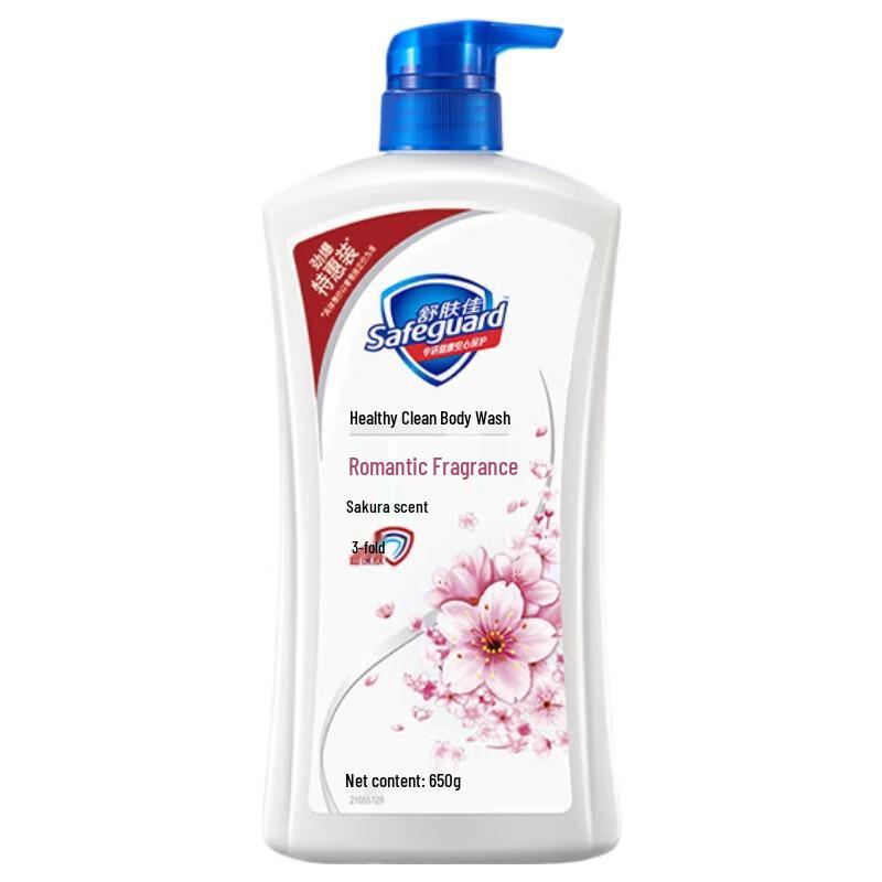 Safeguard Healthy Clean & Protect Shower Gel, Cherry Blossom Scent