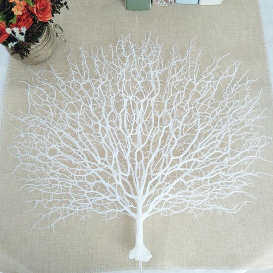 Künstlicher Korallenast 16,5" Simulation Meereskorallenast Falsche Aquarienverzierung für Fischtank Landschaft Hochzeit Heimdekoration