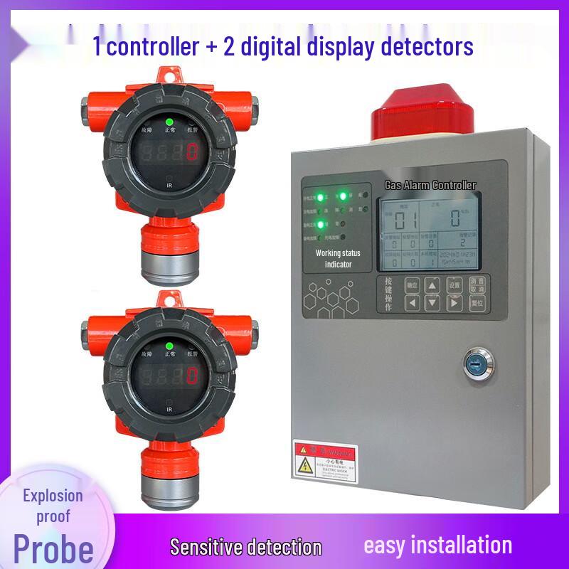 Yuan Te Commercial Methane Gas Detector Kit CN plug (adapter included)