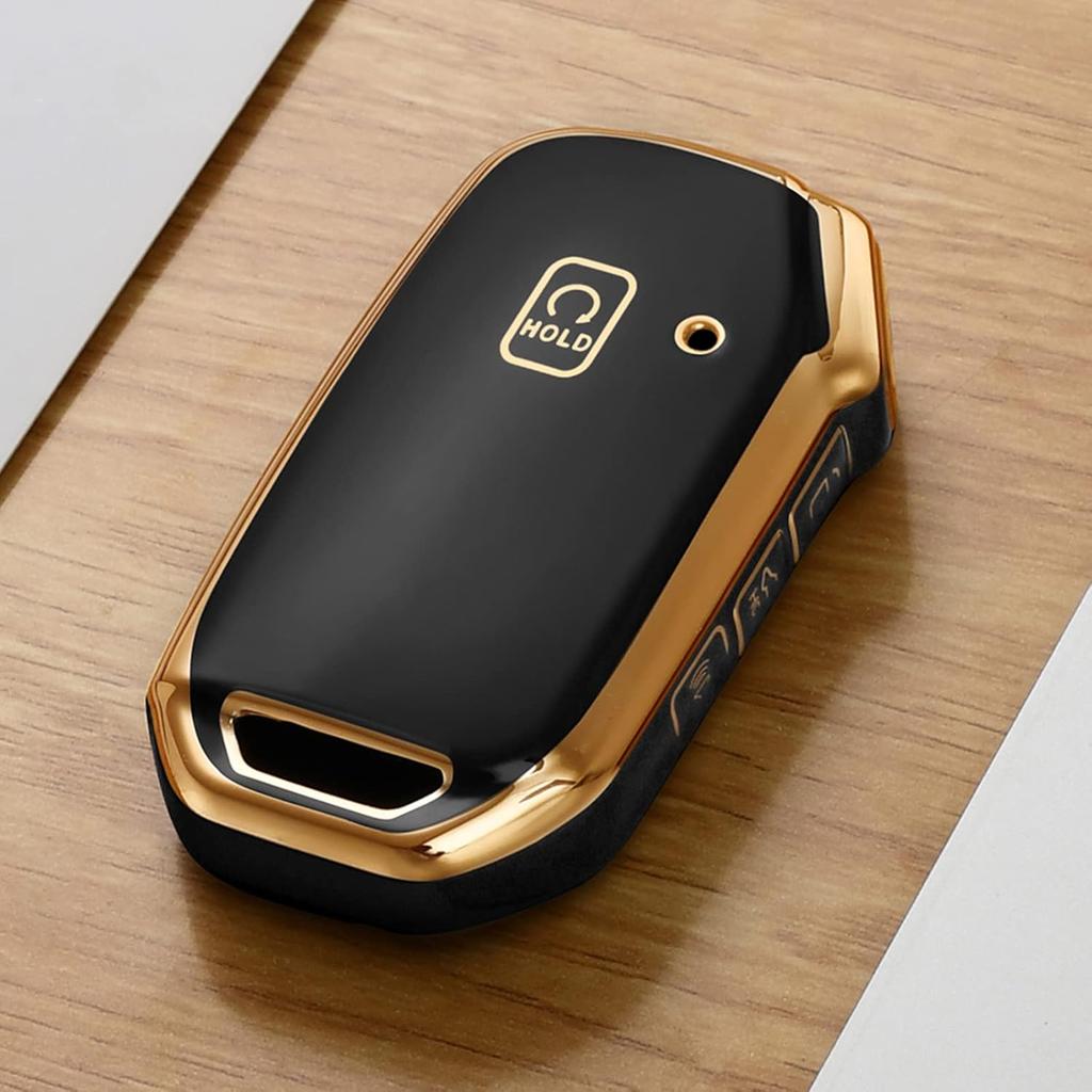 ELOHEI Key Fob Cover for Kia, Key Fob Case Accessories for 2019-2022 Kia Soul Forte Telluride K5/K3 Seltos NIRO Sportage Sorento Premium Soft TPU 360