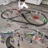 Snaen Retro Steam Train Track Toy Set