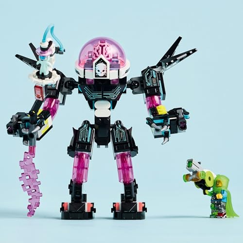 LEGO Dreams Mateo vs. Cyberbrain Mech Toy, Birthday Gift, Building Blocks, for Boys and Girls, Ages 8, 9, and 10, Elementary School Students, Robotics