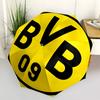 BVB, Logo Automatic Opening and Closing, 8 Rib Structure Portable Umbrella, Suitable for Men and Women In All Seasons  Perfect Gift for Holi