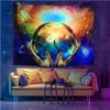UV Fluorescent Tapestry Print Wall Hanging Art Home Decor
