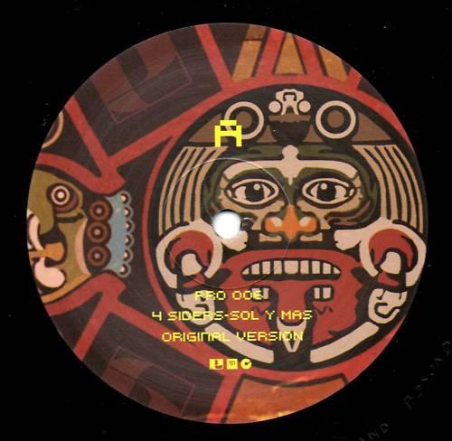 

12inch Record 4 SIDERS Sol Y Ms PRO006 Project Recordi 2003 France Dance Electronica Used