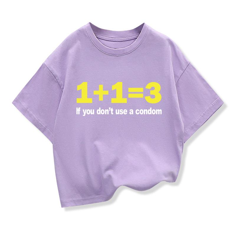 Kids' Polyester T-Shirt with Fun Digital Print Casual Loose Street Style Trendy Children's Tee Round Neck Boys' Top