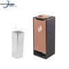 Zhonghuanli'an Outdoor Classified Stainless Steel Trash Can with Ashtray