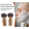 Mens Shaving Brush With Wooden Handle For Beard Grooming And Facial Cleansing