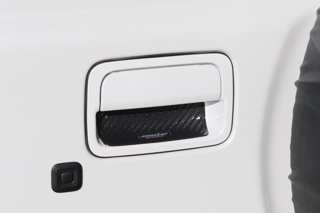 MONSTER SPORT Door Handle Protector for Jimny [JB64W] / Jimny Sierra [JB74W] (3-piece Set) - Scratch Prevention, Door Handle Protection, Made In Japan