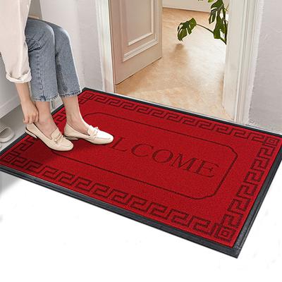 Antiwear Rubber Door Mats for Entrance Outside Room Floor Mat Non Slip Front House Welcome Doormats Hallway Carpet Rugs