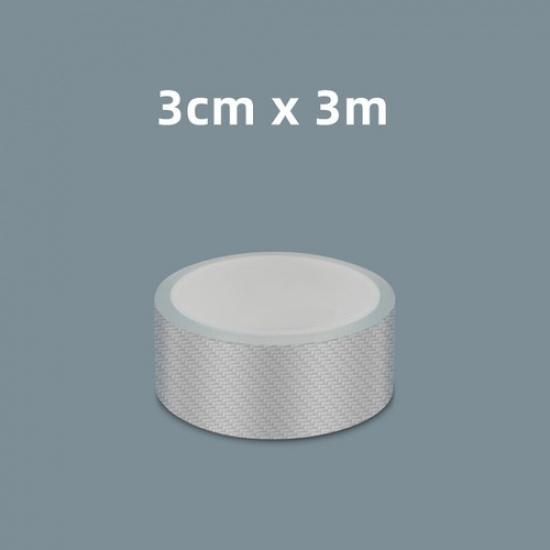 Universal Carbon Fiber Patterned Clear Transparent Car Door Sill Tape Sticker