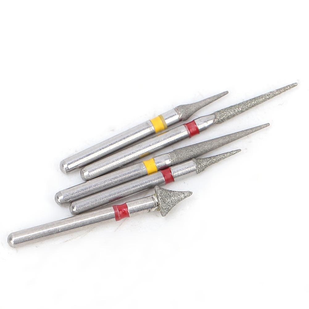 5pcs Dental High Speed Diamond Burs Orthodontic Interproximal Enamel Set Dentist Tools Lab