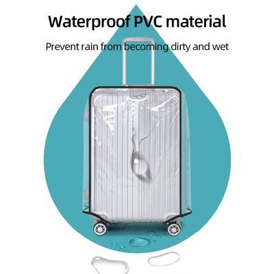 18-30inch Clear Suitcase Cover Protector Transparent Travel Luggage Protector PVC Protective Suitcase Cover for Wheeled Suitcase
