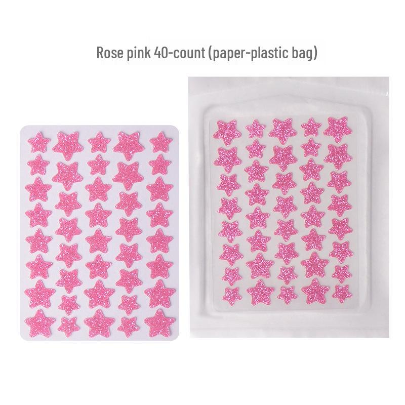Bochuangke Pimple Clear Glitter Hydrogel Star Patch for Acne & Pus Absorption