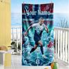 Haaland Customizable Name Beach Towel Quickdry Soft Microfiber Ideal For Travel Outdoor Swim Pool Yoga Surf Camping Hiking Gym Gift Holiday