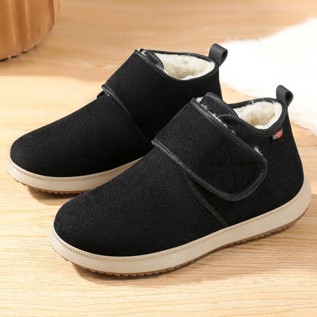 Shoes Men's Cotton Boots Winter New Velvet Thickened Men's Cotton Shoes TEMU Casual Dad Shoes Snow Boots