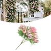 Artificial Flower Exquisite Lifelike Silk Cloth Faux Flower for Photography Wedding Home Shop Decora