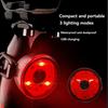 Bicycle Night Riding Mini Taillight USB Charging Bike Light Cycling Lamp Bicycle Lighting Led Front Rear Light Cycling Accessori