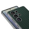 Suitable for Samsung S25U Mobile Phone Case S25u Electroplated Plain Leather Mat Pattern Style Fine Hole Anti Fall Protection Case