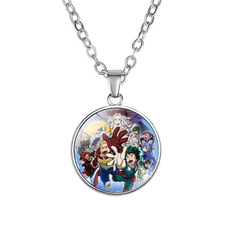 My Hero Academia Pendant Necklace Handmade Alloy Cartoon Character Jewelry