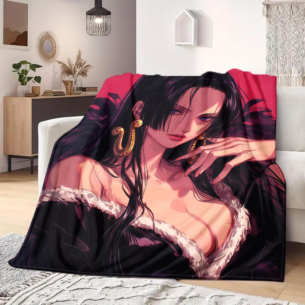 Nico Robin Print Blanket Warm Comfortable Flannel Blanket Suitable for Bedrooms,Sofas, Beds,Chairs,Travel -QIAO65