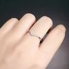 V-Shaped Row Diamond Zircon Ring Female Design Small Broken Diamond Index Finger Stacked With Small Protective Ring Live Ring