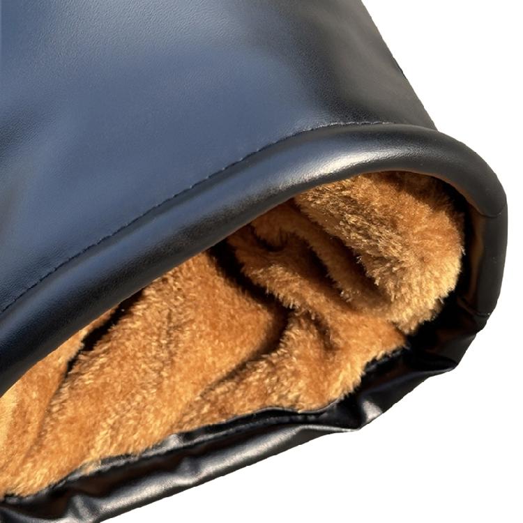 Adjustable Heated Motorcycle Hand Grips Rapid Heating System Rainproof PU Cover Anti Slip Texture Easy Mount Installation