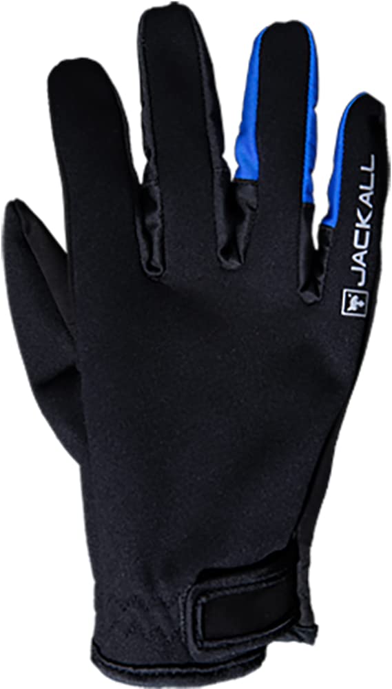 

Перчатки универсальные JACKALL Five Finger Blue L синий