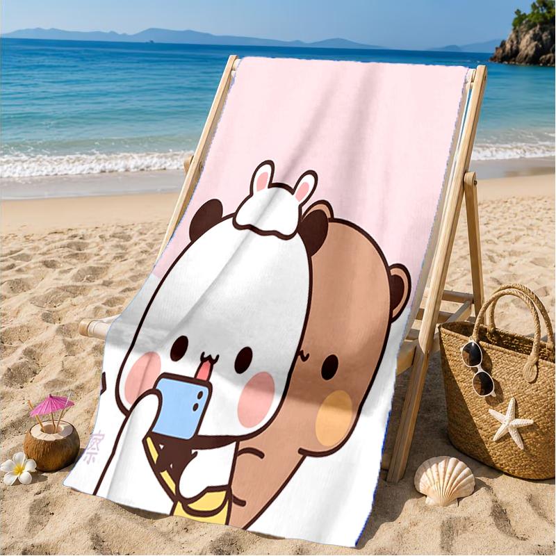 Bobo Dudu In Love Beach Towel, Microfiber Beach Towel, Perfect For Pool, Beach, Travel, Home Decor Beach Party Fan Gifts