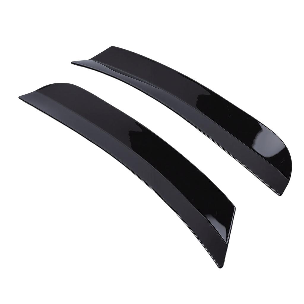 Bil Bagtag Spoiler Vinge Forlænger Læbe Finner med Tape Blank Sort Universel Høj Holdbarhed