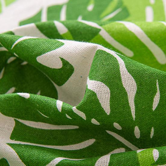 Cortina corta con estampado de árboles y animales de dibujos animados para cocina, cenefa para ventana, decoración del hogar