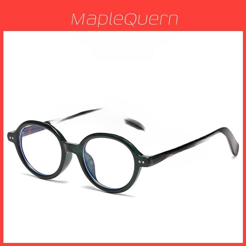 Tr90 Oval Eyewear Frame With Blue Light Blocking For Stylish Office Wear