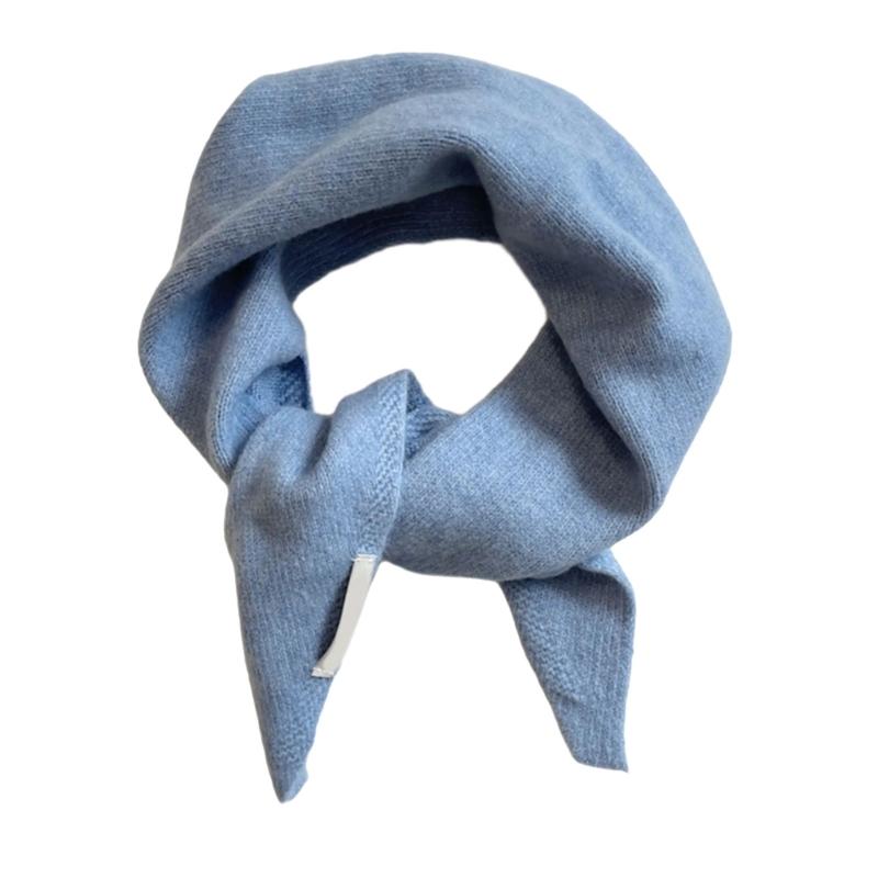 Multiple Functional Winter Scarf For Women Soft Weave Trilateral Plan Thin Fashion Addition For Cold Weather