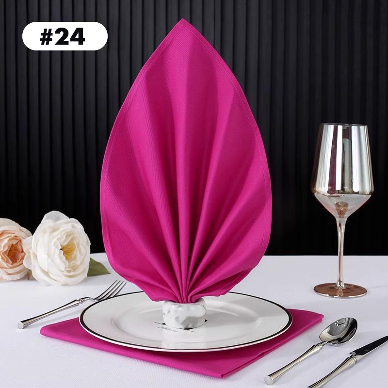 Cotton Western Table Napkins Reusable Placemat for Kitchen Wedding Decoration Hotel Special Absorbent No Lint Cup Wiping Cloth