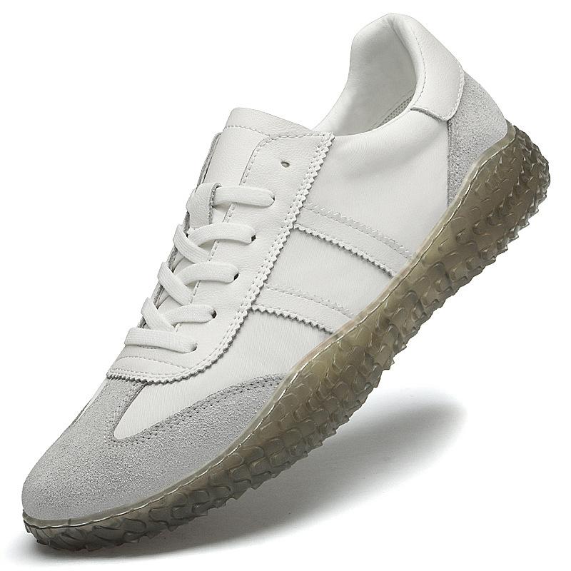 Autumn trendy shoes fashion transparent shoes soft sole casual shoes breathable board shoes men's sports shoes flat baseplate shoes