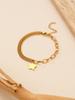 Stainless Steel Bracelets Elegant  Pendant Baroque Style Goth Chain y2k Accessorie Bracelet For Women Zircon Gift