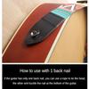Miwayer 1pc Adjustable Shoulder Strap Artistic Print, Extra Wide Leather Guitar Strap for Wood Guitar, Electric Bass, Ukulele