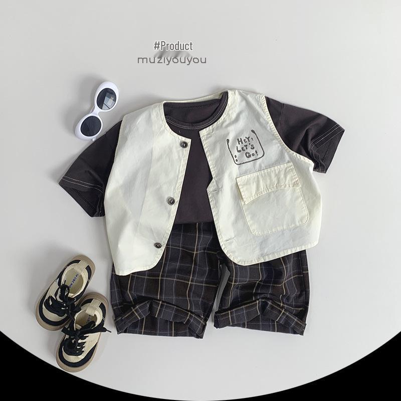 Vår/Sommar Barn Ärmlös Väst: Lättviktig, Casual, Koreansk stil för småbarn, pojkar & flickor