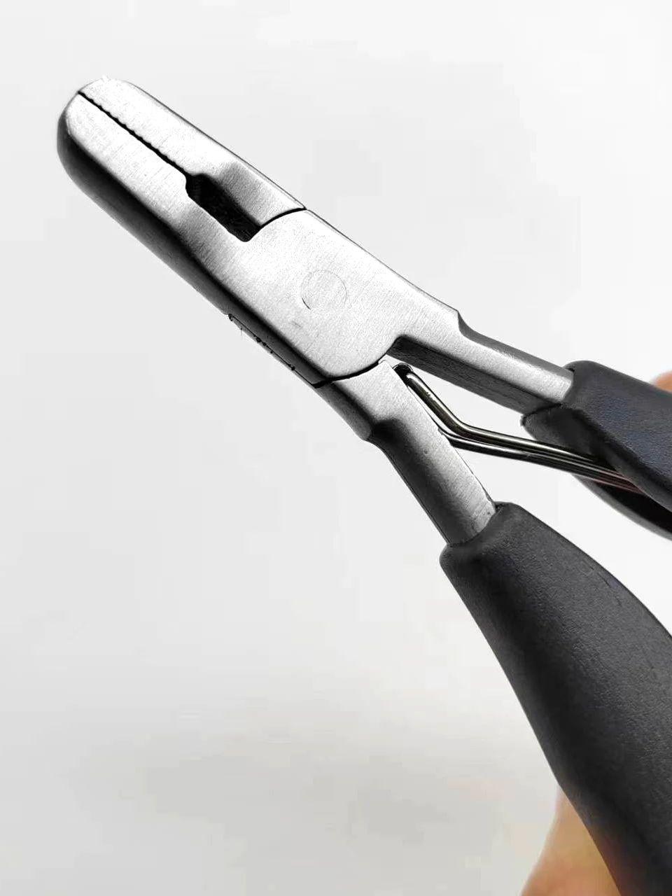 

Щипцы для снятия наращенных волос для предварительно скрепленных волос - модель A 4 мм плоские квадратные щипцы для наращивания волос