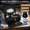 14Inch Multifunctional Tool Bag Thickened Large Capacity Waterproofed Wear-Resistant with Multi Pocket for Repairmen Electrician