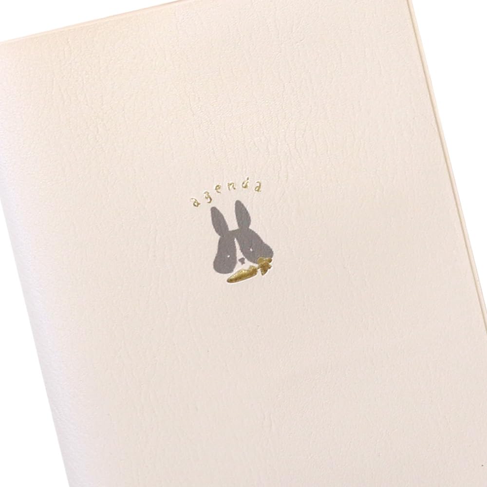 LaboClip 2026 Monatsplaner Light Oktober, B6, Hase, Weiß, 2610FBU-WH (Beginnt 2025)