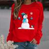 Women's Christmas Pattern Long Sleeve Sweatshirt
