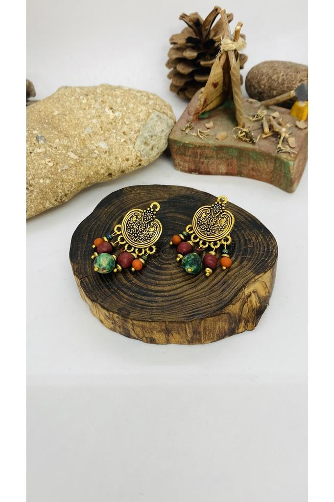 Valentine's Day Birthday Gift Handmade Ethnic Authentic Hippie Bohemian Fashion Jewelry Earrings