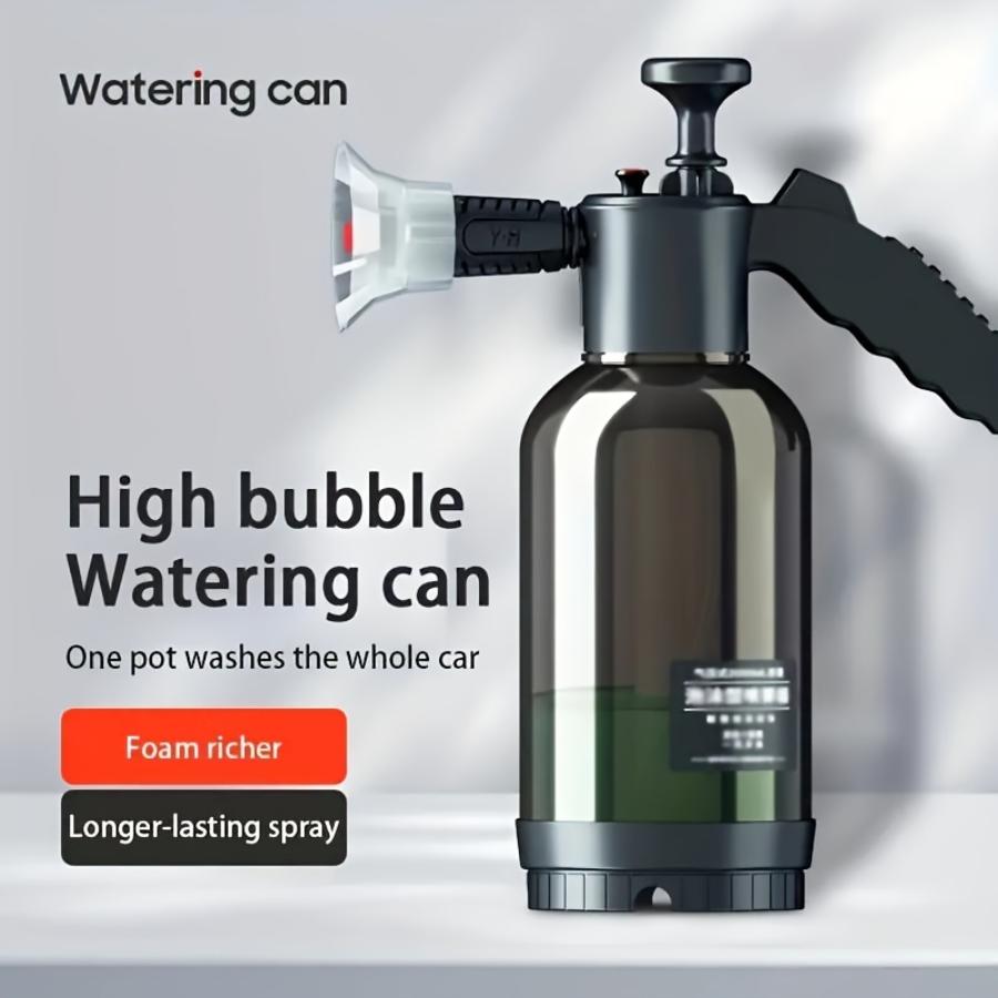 

Розпилювач піни високого тиску для автомийки - універсальний, простий у використанні ручний розпилювач із регульованою насадкою для домашнього прибирання та поливу квітів чорний