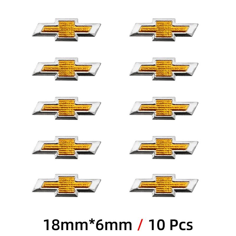 Adesivo Emblema per Chiave Auto Remota in Alluminio 18mm 22mm Accessori Auto Per Chevrolet Colorado Cruze Spark Captiva Malibu Aveo